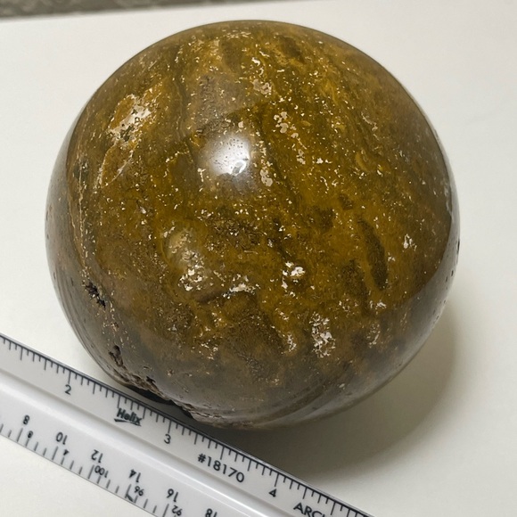 Medium Ocean Jasper Sphere - Picture 11 of 12